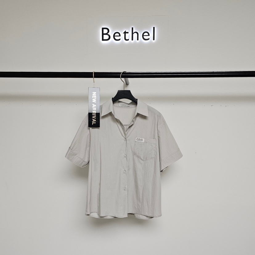 BETHEL東大門實拍女裝新款休閑25春夏熱賣真品人氣襯衫蕾絲衫BETHEL襯衫/蕾絲衫圖色2