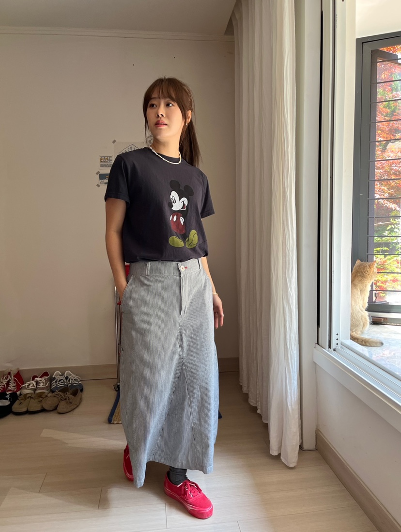 AT NOTE韓國直郵女裝新品休閑25春夏人氣真品推薦時尚長裙AT NOTE長裙