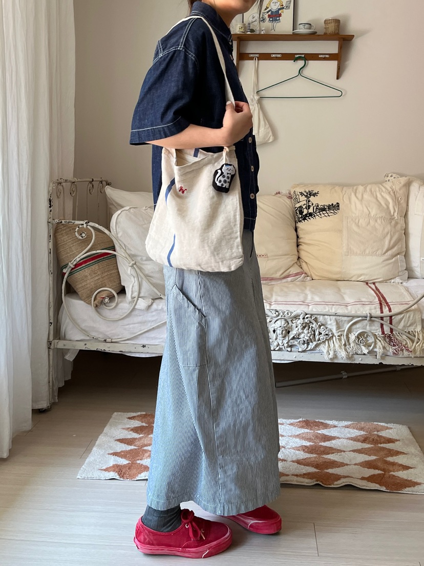 AT NOTE韓國直郵女裝新品休閑25春夏人氣真品推薦時尚長裙AT NOTE長裙