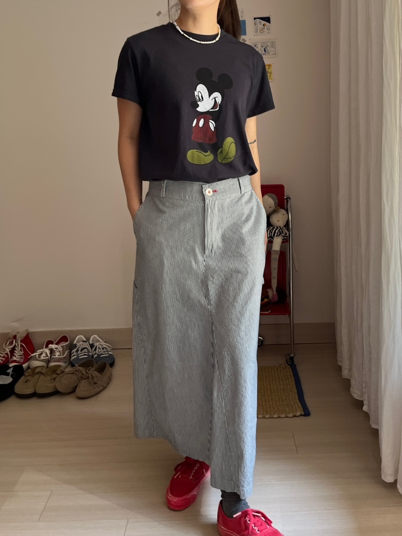 AT NOTE韓國直郵女裝新品休閑25春夏人氣真品推薦時尚長裙AT NOTE長裙