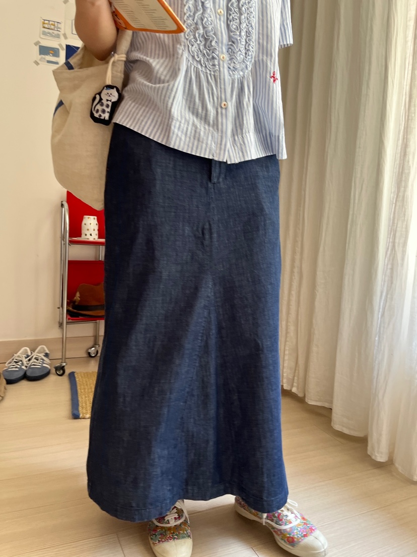 AT NOTE韓國直郵女裝新品休閑25春夏人氣真品推薦時尚長裙AT NOTE長裙圖色2