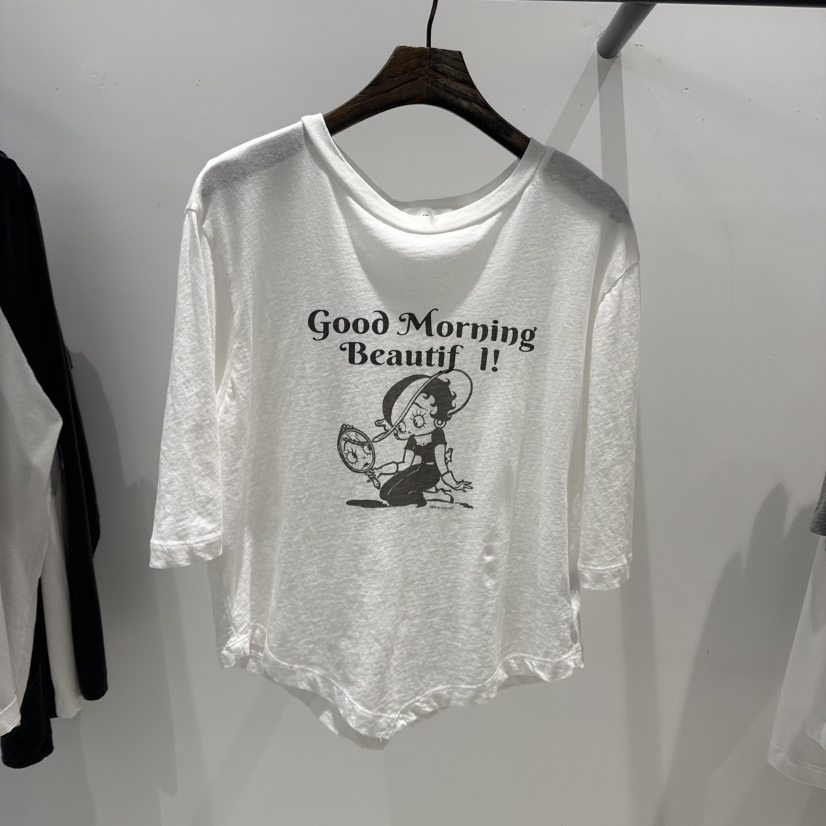 JANE BIRKIN韓國代購女士新品熱賣休閑推薦人氣職業25春夏T恤JANE BIRKIN設計師品牌T恤