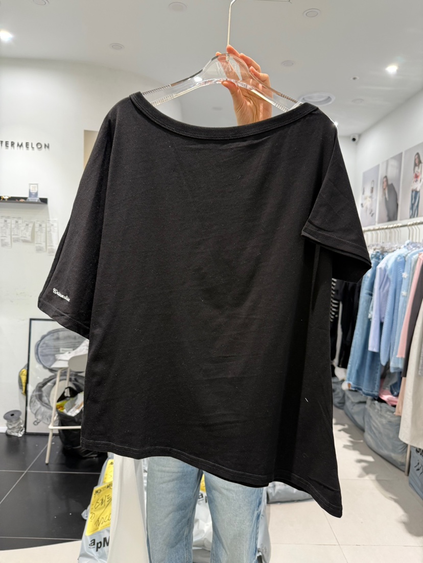 WATERMELON韓國代購女裝新品25春夏時尚人氣真品休閑職業T恤WATERMELONT恤圖色3