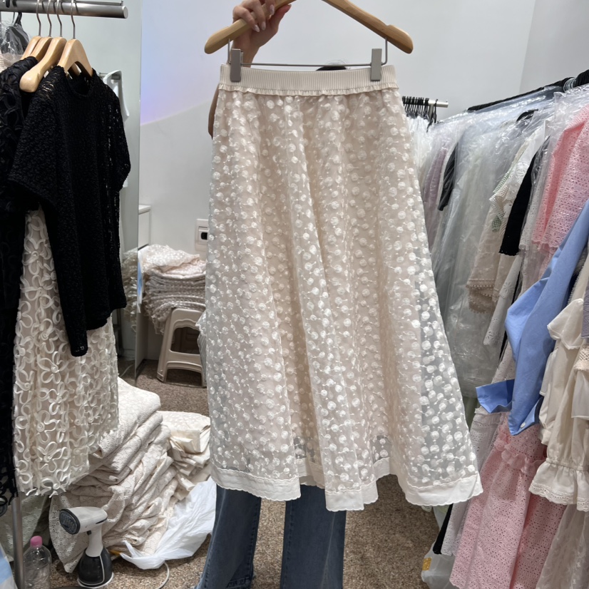 A東大門實拍女裝新品時尚25春夏推薦真品職業人氣半身裙中短裙A STORE半身裙/中短裙