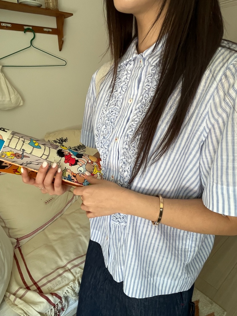 AT NOTE韓國代購女裝新品真品職業25春夏熱賣人氣襯衫蕾絲衫AT NOTE襯衫/蕾絲衫