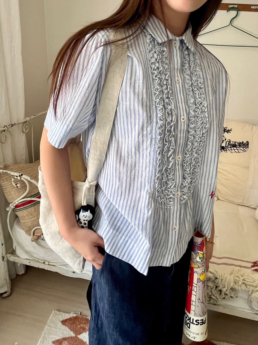 AT NOTE韓國代購女裝新品真品職業25春夏熱賣人氣襯衫蕾絲衫AT NOTE襯衫/蕾絲衫