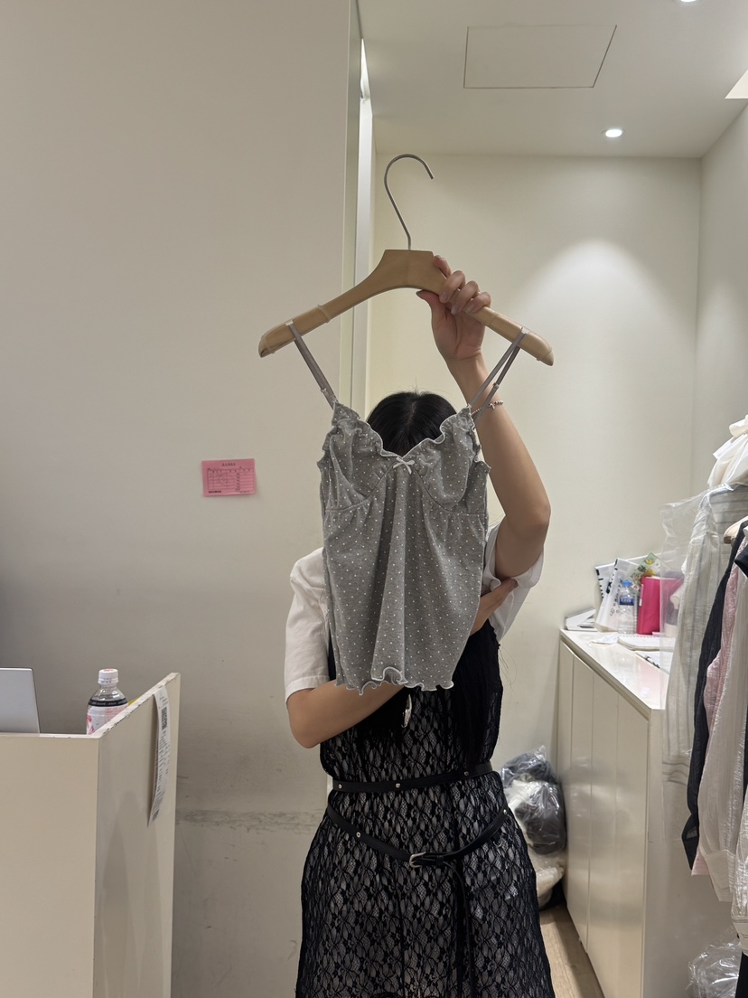 FLOWER-L韓國代購女裝新款熱賣25春夏真品人氣推薦吊帶背心FLOWER吊帶/背心圖色3