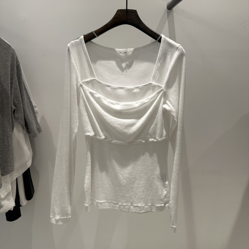 JANE BIRKIN東大門直郵女士新款時尚職業真品25春夏長袖T恤JANE BIRKIN設計師品牌長袖T恤