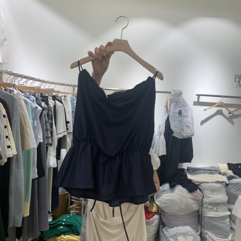 BY BOMI東大門實拍女士新品推薦時尚真品職業人氣吊帶背心BY BOMI吊帶/背心