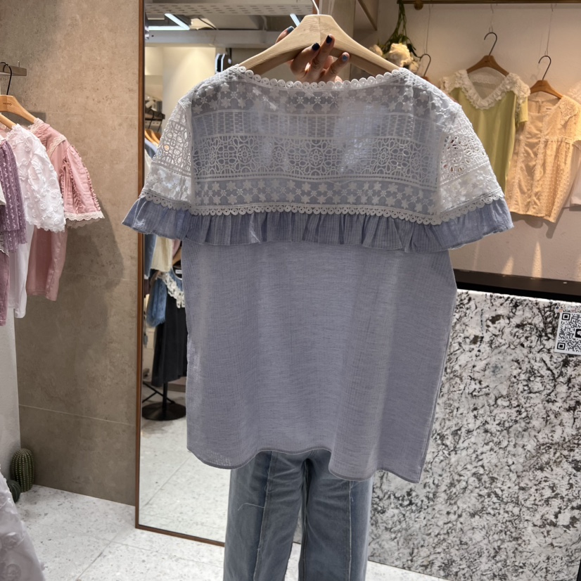 HERO東大門代購女士新品真品人氣25春夏時尚職業襯衫蕾絲衫HERO襯衫/蕾絲衫
