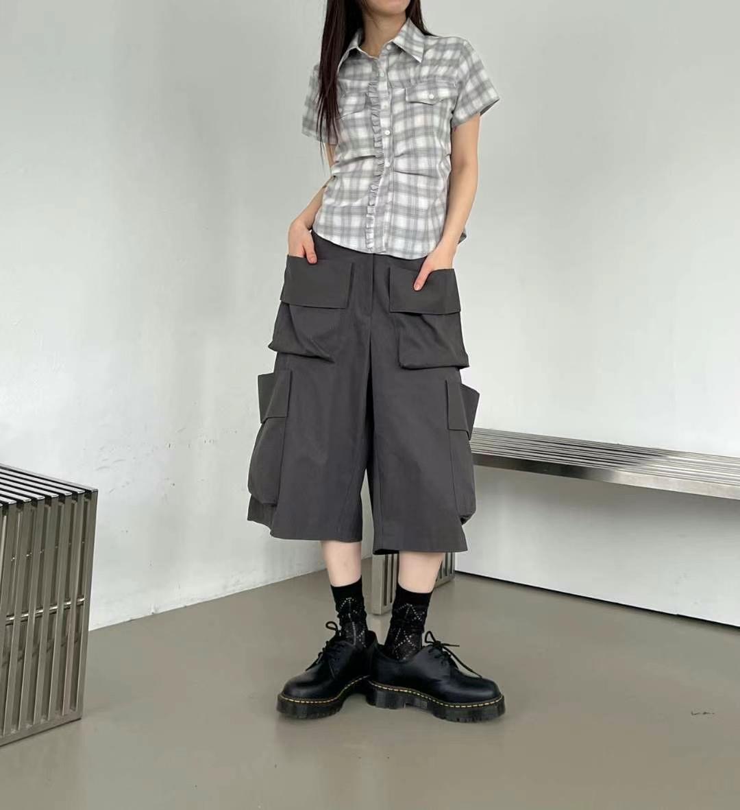 ASKHAKI韓國直郵女士新款人氣25春夏休閑真品推薦襯衫蕾絲衫ASKHAKI襯衫/蕾絲衫