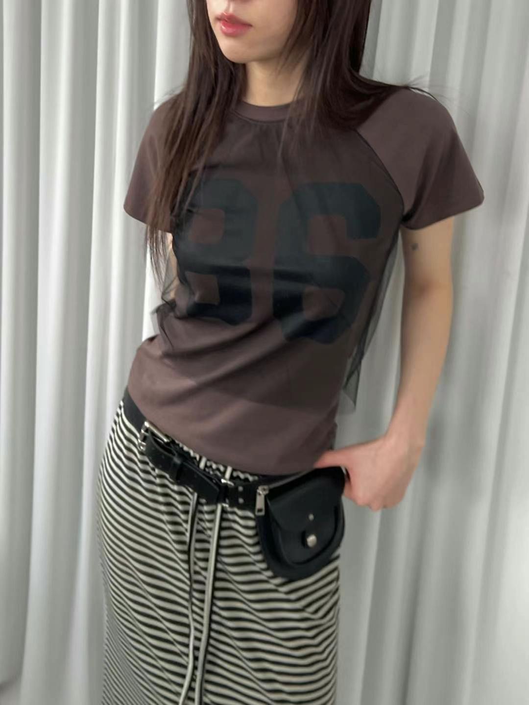 ASKHAKI韓國直郵女裝新款25春夏熱賣推薦時尚休閑真品人氣T恤ASKHAKIT恤圖色2