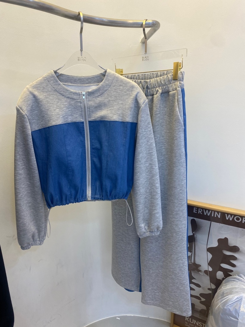 BLACK BIJOU直郵韓國代購㊣女裝新品時尚休閑人氣推薦套裝BLACK BIJOU套裝圖色2