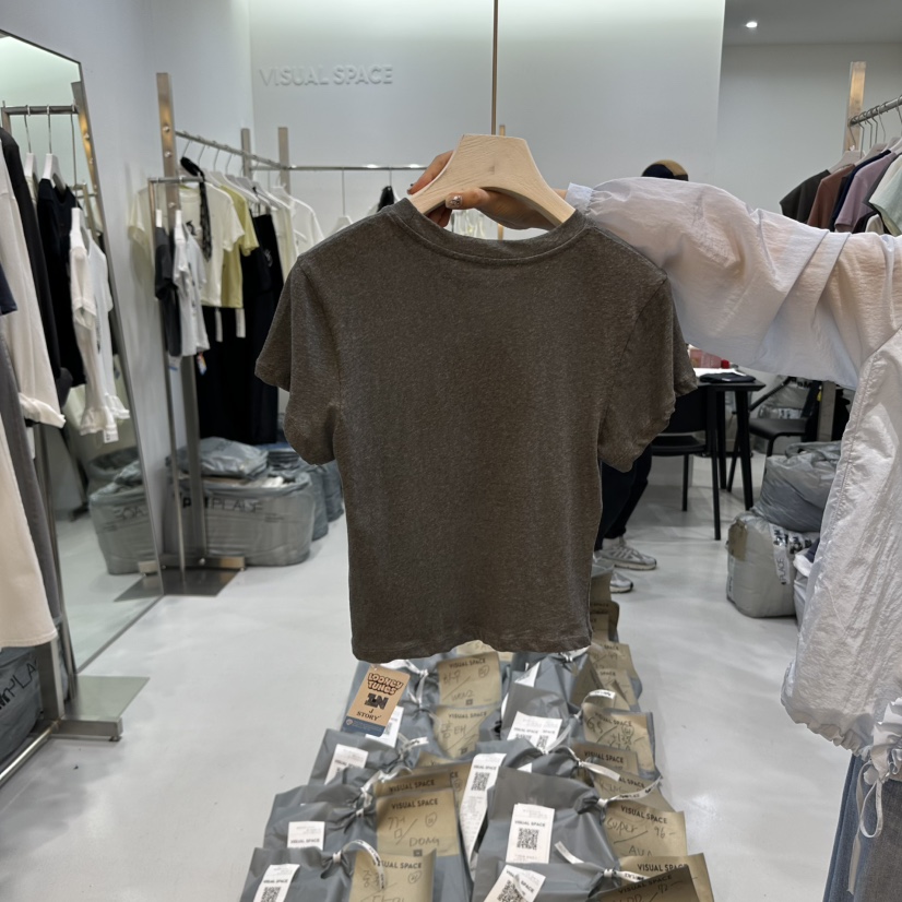 VISUAL SPACE韓國㊣直郵東大門代購女裝新品推薦熱賣時尚T恤VISUAL SPACET恤