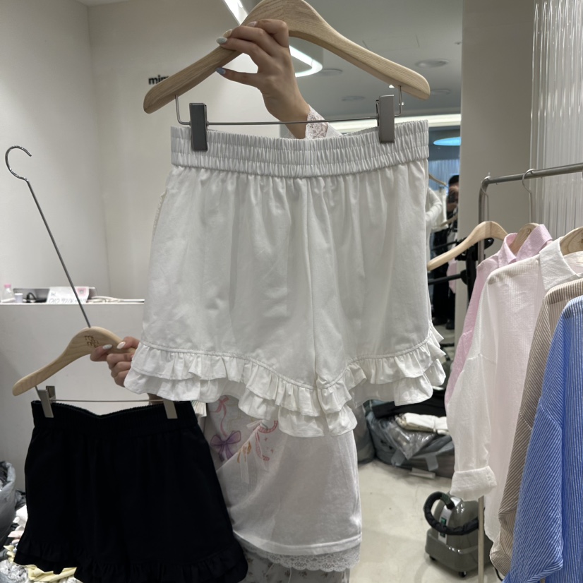 MIMME直郵韓國代購㊣女裝新款推薦人氣休閑25春夏短褲荷葉邊MIMME短褲