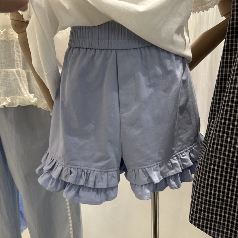 MIMME直郵韓國代購㊣女裝新款推薦人氣休閑25春夏短褲荷葉邊MIMME短褲