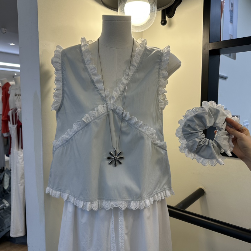 ARR直郵韓國代購㊣女裝新品推薦人氣休閑時尚吊帶背心含頭飾ARR吊帶/背心