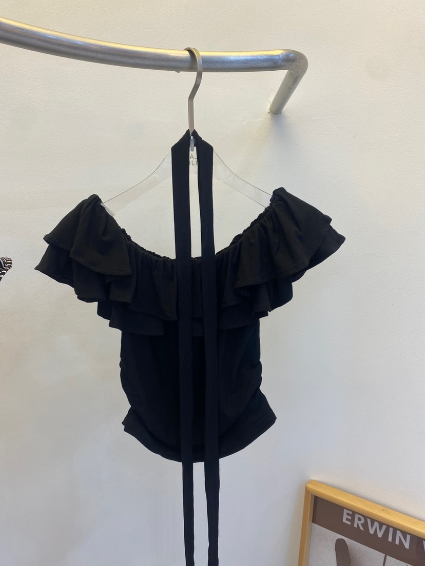 BLACK BIJOU韓國直郵㊣女裝新款推薦25春夏熱賣襯衫蕾絲衫BLACK BIJOU襯衫/蕾絲衫圖色2