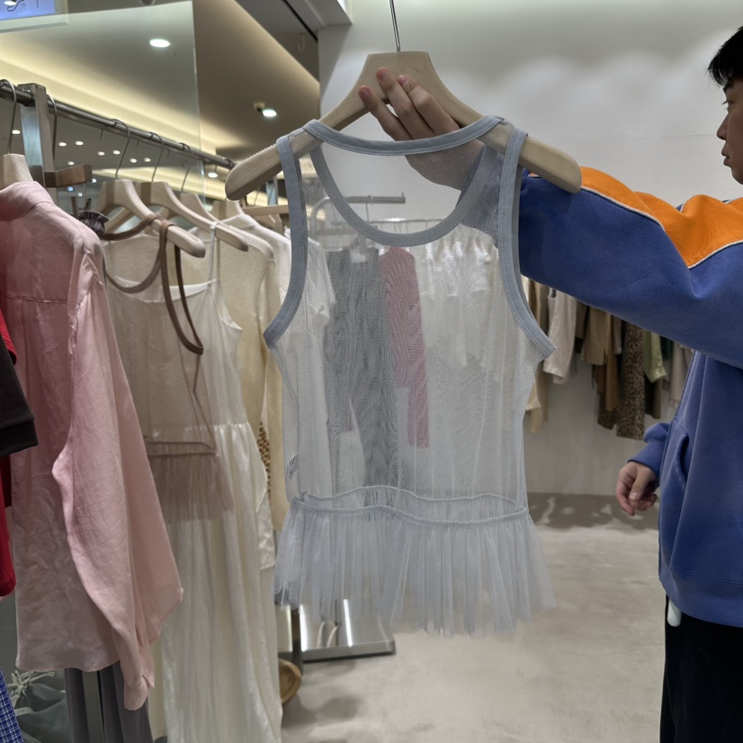 BINUS直郵韓國代購㊣女裝新品時尚人氣推薦25春夏熱賣吊帶背心BINUS吊帶/背心