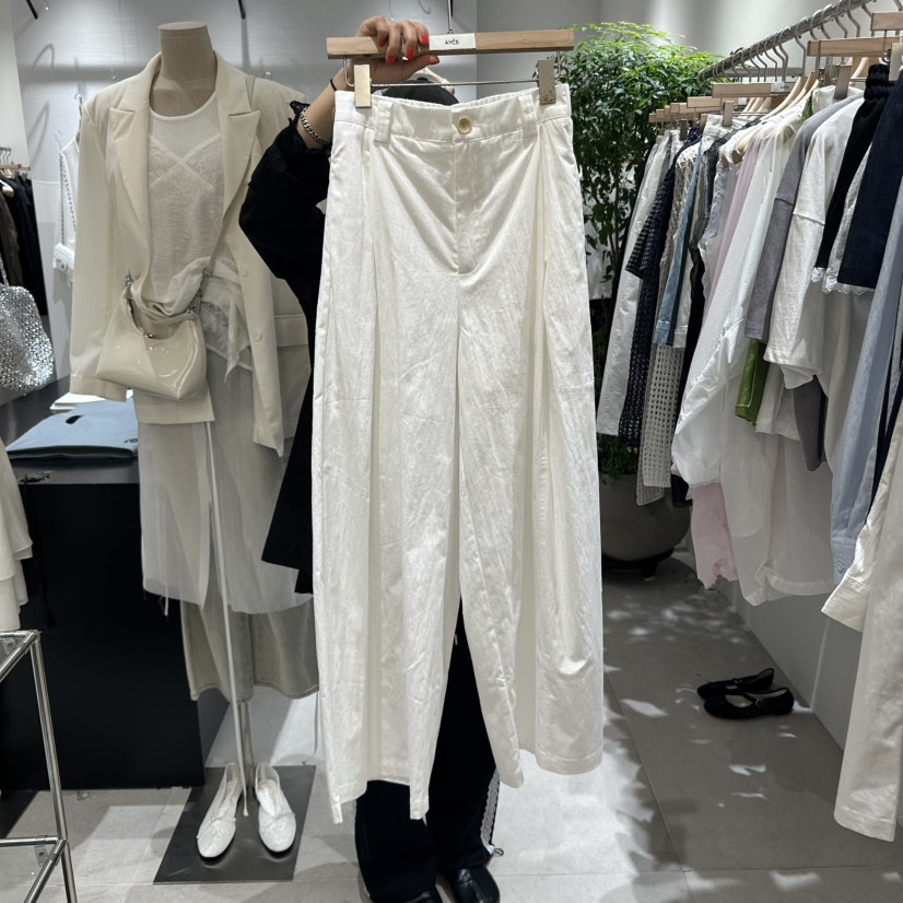 AYCE韓國代購女士新款休閑25春夏人氣職業時尚熱賣休閑褲棉質101SHOWROOM/AYCE休閑褲圖色2