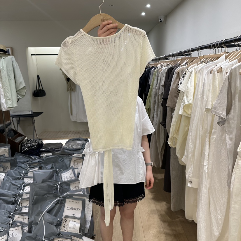 WINSOME韓國代購女裝新品熱賣推薦職業時尚25春夏休閑針織衫WINSOME針織衫