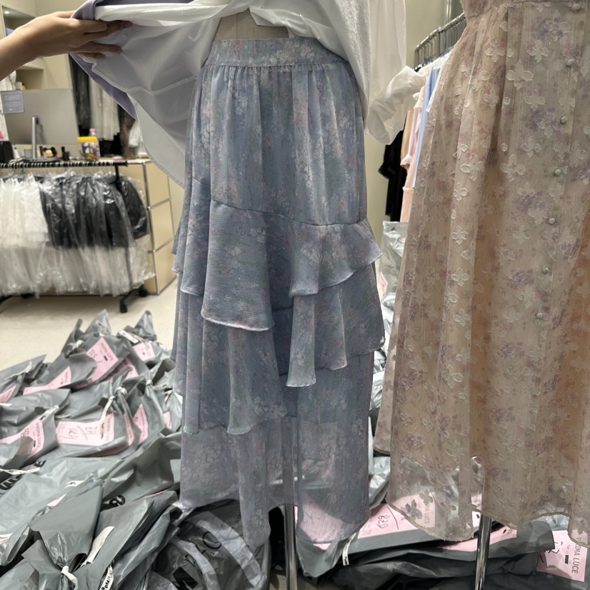 PRIMA LUCE東大門代購女士新品推薦休閑25春夏真品人氣長裙CHARLOTTE長裙