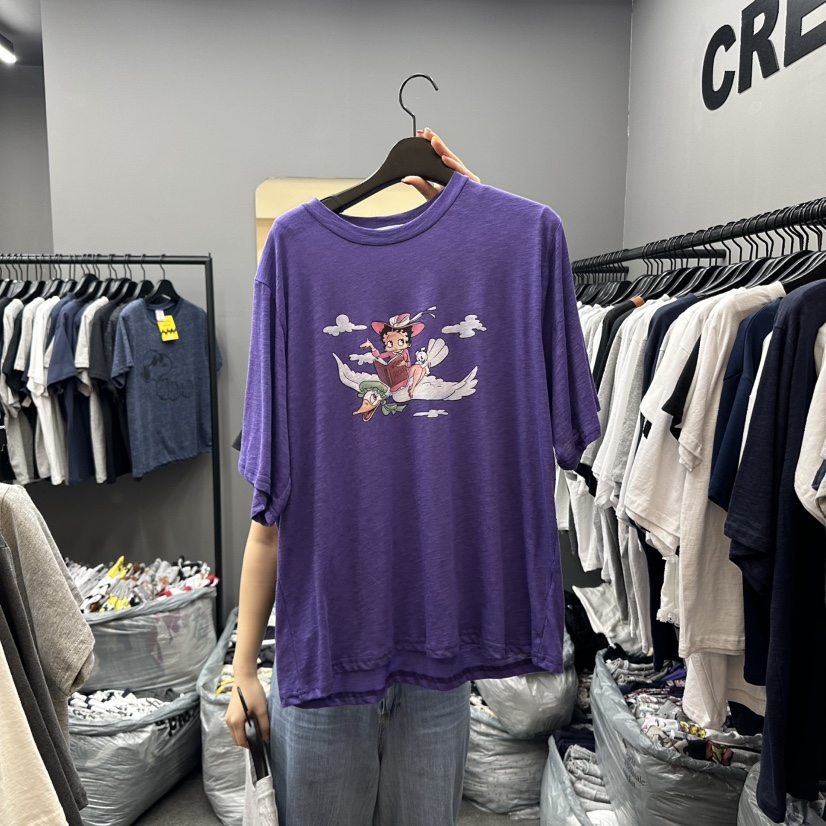 CREDITO韓國直郵女士新品人氣真品熱賣25春夏時尚職業休閑T恤CREDITOT恤圖色4