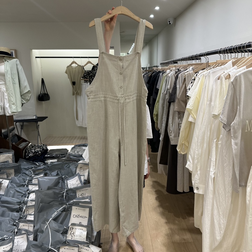 WINSOME韓國代購女裝新款熱賣休閑真品25春夏推薦人氣連體褲WINSOME連體褲圖色2