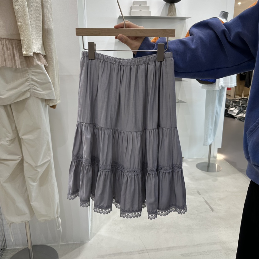 BINUS東大門實拍女裝新品真品休閑職業推薦25春夏半身裙中短裙BINUS半身裙/中短裙