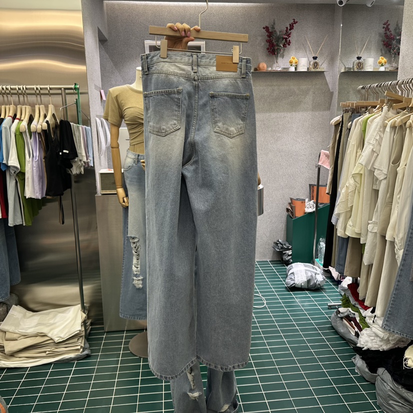 BABYTOUCH韓國直郵女士新品熱賣25春夏推薦職業時尚休閑牛仔褲BABYTOUCH牛仔褲