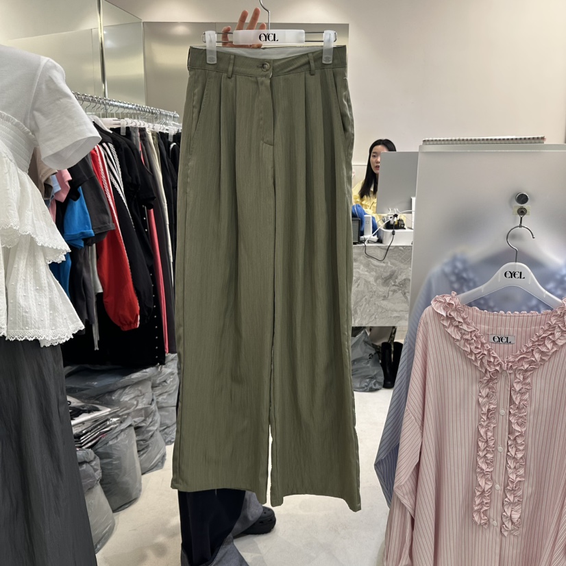 EYEL韓國代購女士新款人氣職業25春夏休閑時尚熱賣推薦休閑褲EYEL休閑褲圖色2