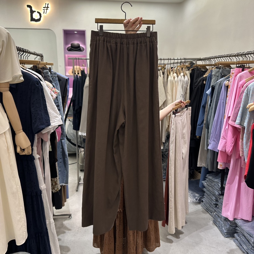 BISHOP東大門實拍女裝新品真品推薦休閑職業25春夏熱賣休閑褲b#/BISHOP休閑褲