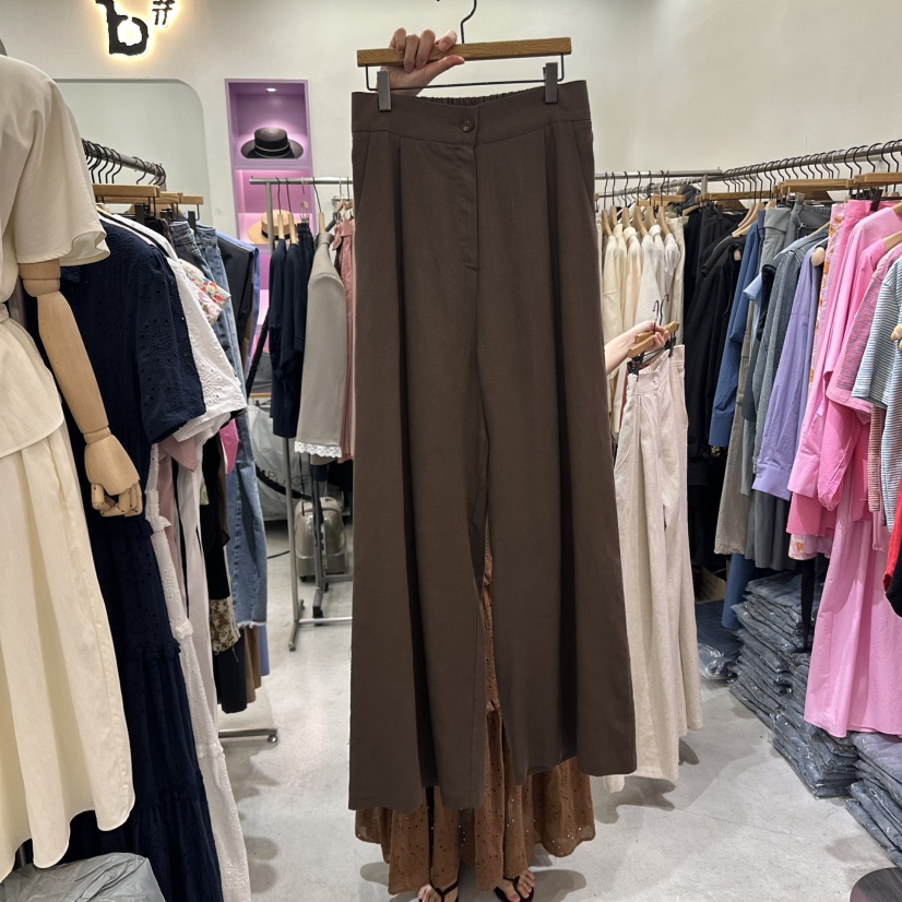 BISHOP東大門實拍女裝新品真品推薦休閑職業25春夏熱賣休閑褲b#/BISHOP休閑褲圖色4