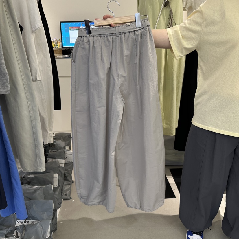 MENTOR東大門代購女裝新款休閑25春夏職業熱賣休閑褲含腰帶MENTOR休閑褲