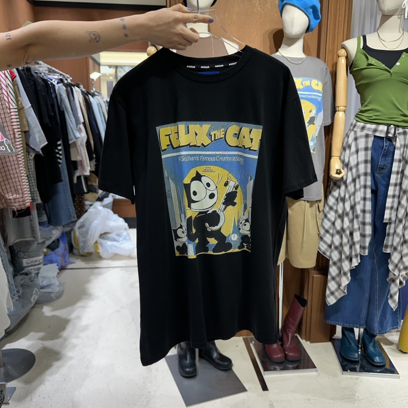 AMOUR韓國直郵女裝新品熱賣職業25春夏人氣推薦時尚休閑T恤AMOURT恤圖色3