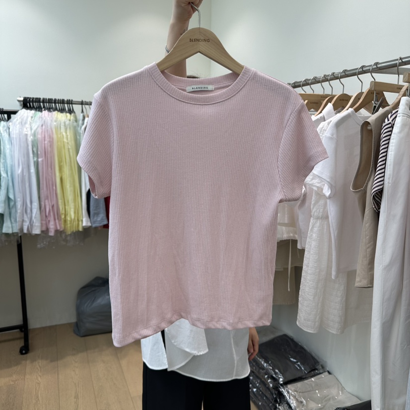 BLENDING-p東大門直郵女士新品熱賣時尚休閑真品人氣推薦T恤BLENDINGT恤圖色5