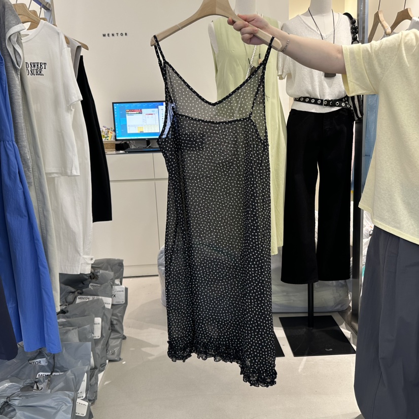 MENTOR東大門代購女士新品真品休閑職業熱賣連衣裙不含腰帶MENTOR連衣裙圖色2