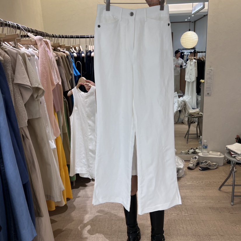 W AND J韓國代購女士新品人氣休閑時尚熱賣25春夏職業休閑褲W AND J休閑褲