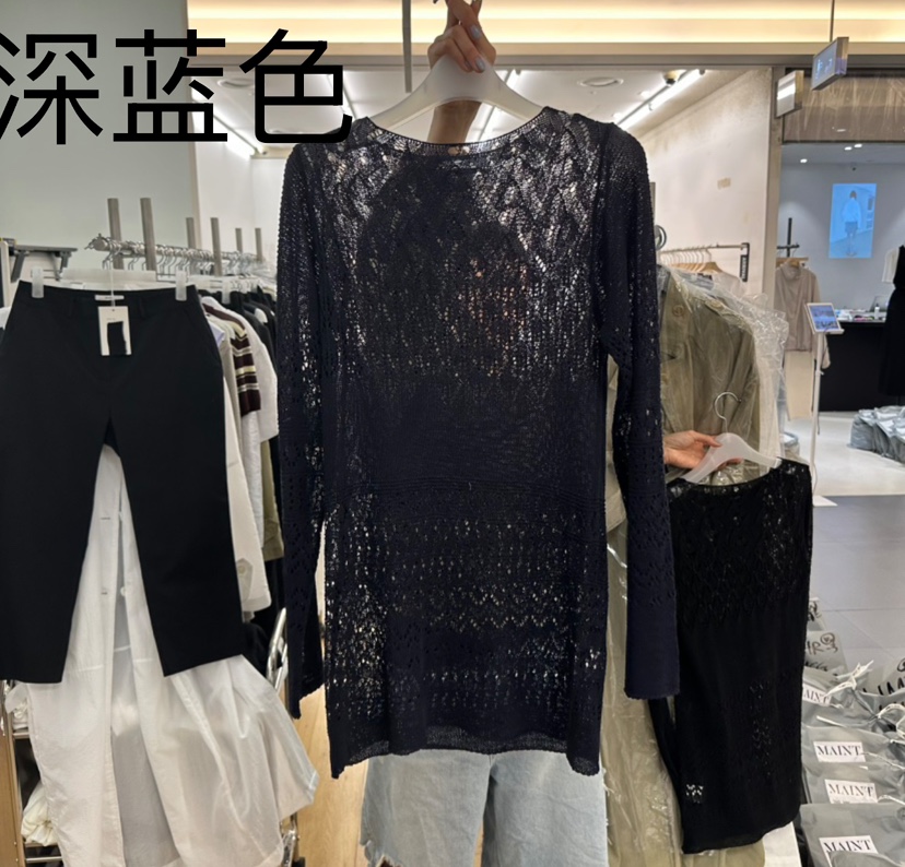 MAINT韓國代購女士新款休閑25春夏推薦職業時尚熱賣人氣針織衫MAINT針織衫圖色5
