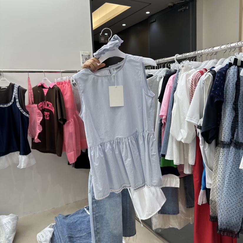 INTHEEND東大門直郵女士新品推薦真品人氣25春夏吊帶背心含頭飾INTHEEND吊帶/背心圖色2