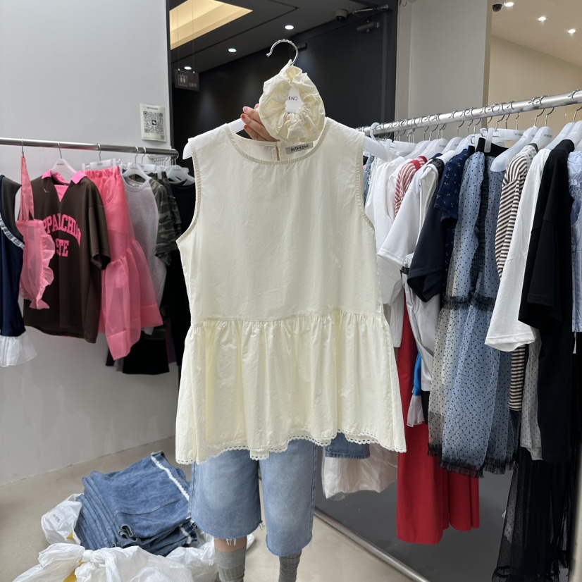 INTHEEND東大門直郵女士新品推薦真品人氣25春夏吊帶背心含頭飾INTHEEND吊帶/背心圖色3
