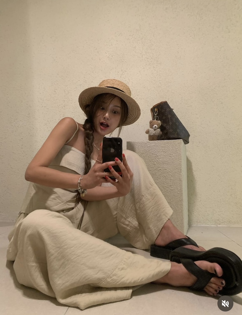 VIRKIN韓國直郵女裝新品真品25春夏時尚推薦休閑吊帶背心亞麻VIRKIN吊帶/背心