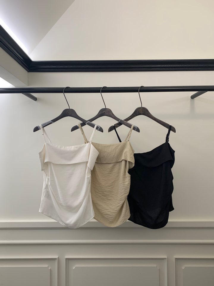 VIRKIN韓國直郵女裝新品真品25春夏時尚推薦休閑吊帶背心亞麻VIRKIN吊帶/背心