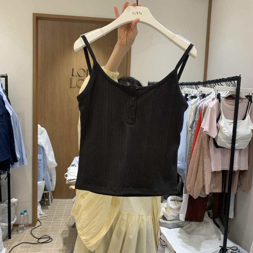 LOFN韓國直郵女士新品熱賣職業人氣時尚25春夏推薦吊帶背心LOFN吊帶/背心圖色3