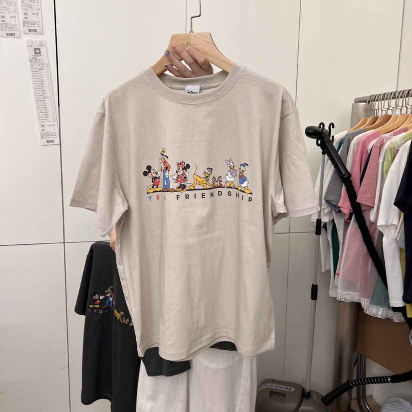 DOHWAJI東大門實拍女士新款人氣職業熱賣25春夏時尚推薦T恤DOHWAJIT恤圖色2