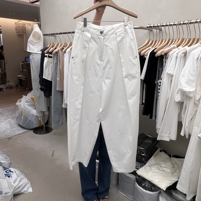MURR韓國代購女裝新款職業真品25春夏推薦時尚休閑褲不含腰帶MURR休閑褲圖色2