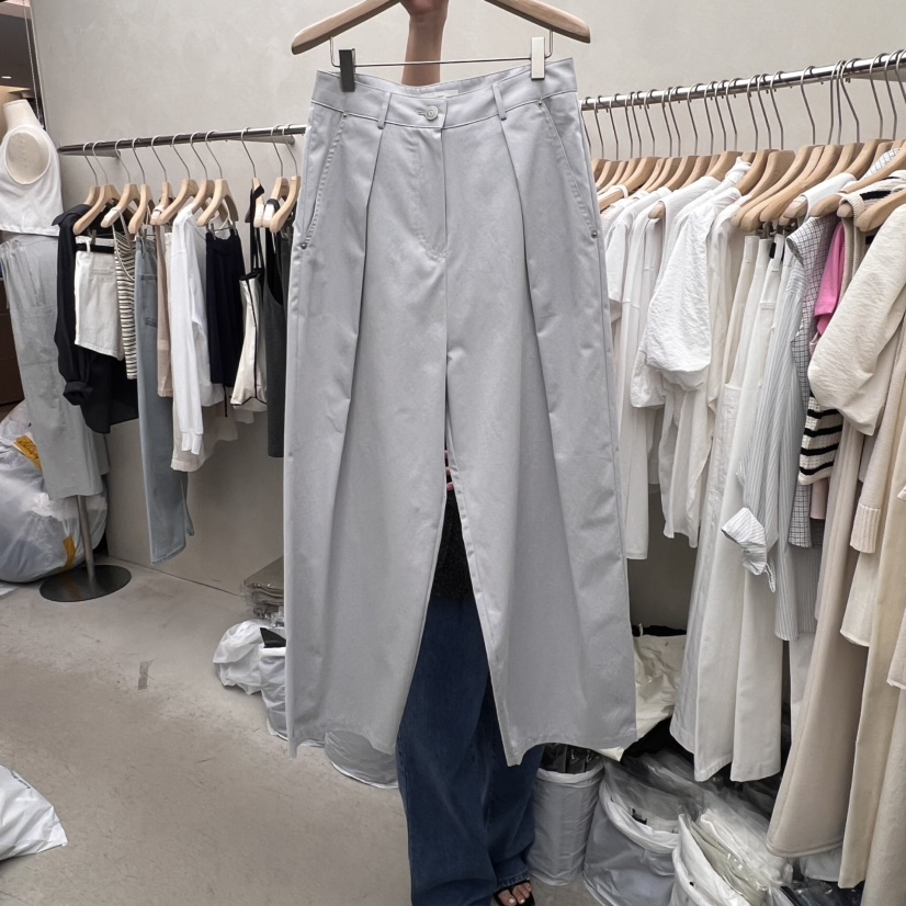 MURR韓國代購女裝新款職業真品25春夏推薦時尚休閑褲不含腰帶MURR休閑褲圖色3