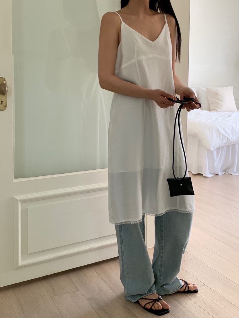 MURR韓國直郵女裝新款推薦25春夏真品職業人氣連衣裙不含腰帶MURR連衣裙