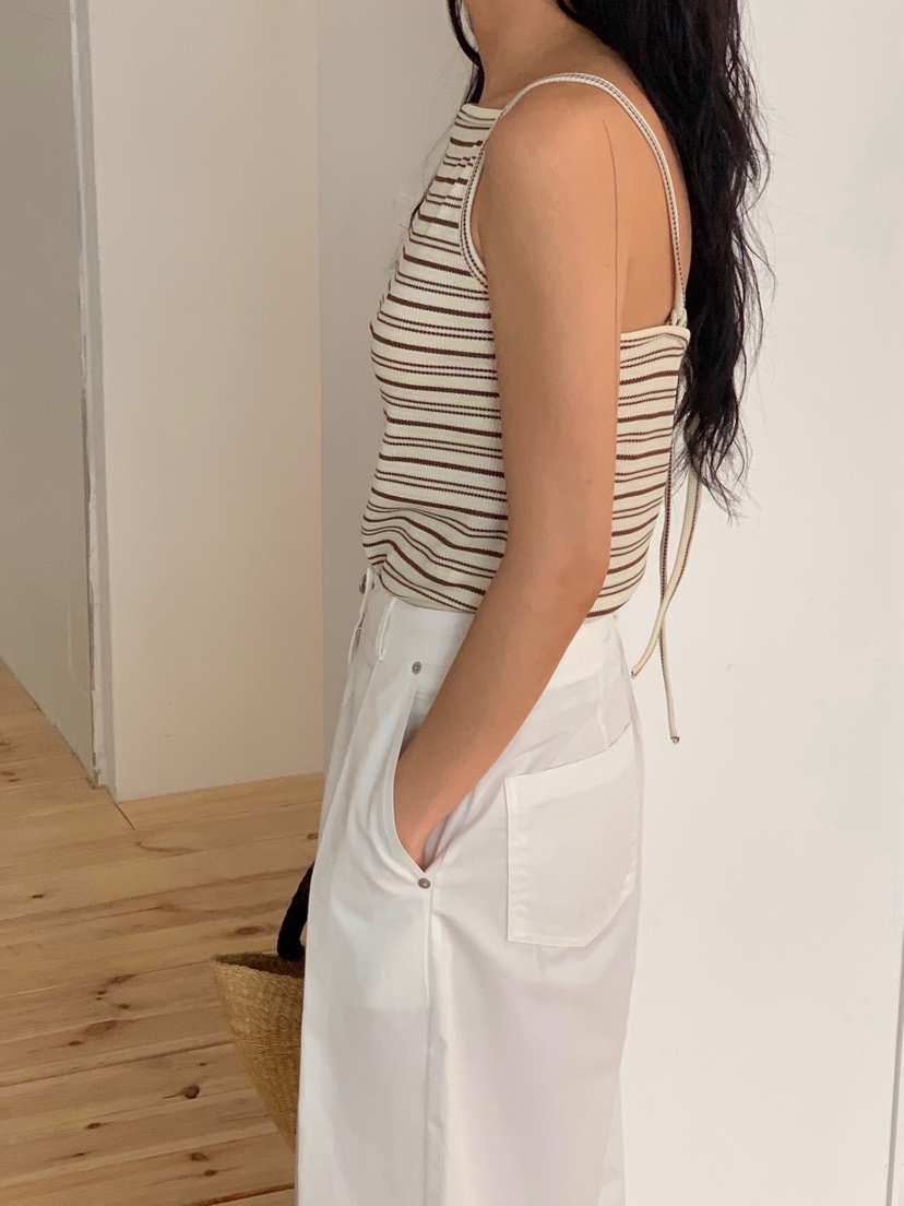 MURR東大門代購女士新款真品休閑熱賣職業25春夏人氣吊帶背心MURR吊帶/背心