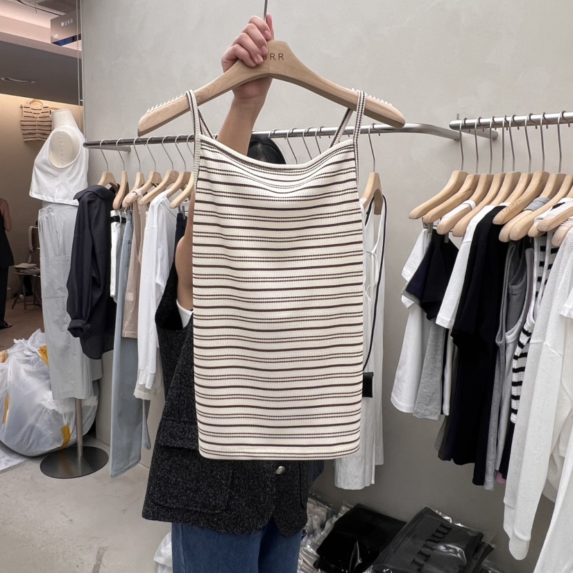 MURR東大門代購女士新款真品休閑熱賣職業25春夏人氣吊帶背心MURR吊帶/背心